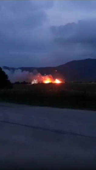 В окупованому Криму детонує склад боєприпасів