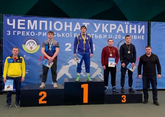 Борці греко-римського стилю з Краматорська та Слов’янська стали чемпіонами України U20 (фото)