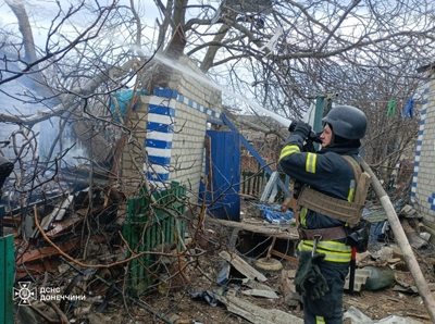 У Краматорському районі внаслідок ворожих обстрілів виникли дві пожежі