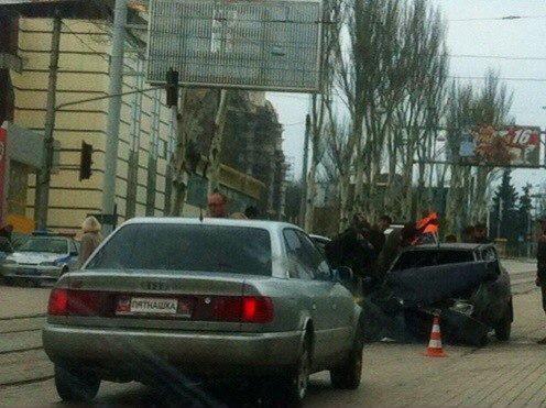 В Донецке и Макеевке произошли ДТП с участием боевиков