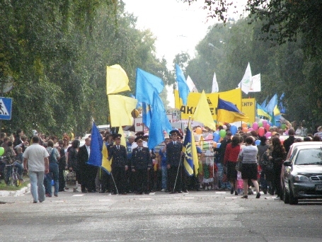 В День города в Краматорска прошла демонстрация (видео)