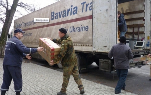 Армейцы привезли в Краматорск 20 тонн гуманитарной помощи