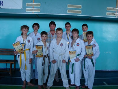 Краматорские каратисты завоевали семь медалей чемпионата Украины 