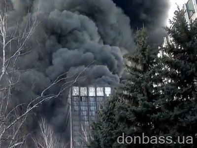 Углегорская ТЭС горела более четырнадцати часов