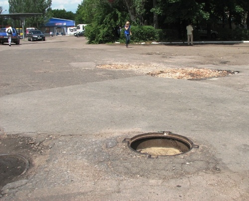 Дорога к автовокзалу приобретает цивилизованный вид 