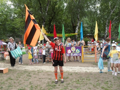 В детском саду Краматорска организовали мини-стадион &quot;Евро-2012&quot; 