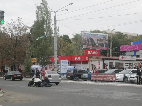 Вчера в Краматорске автомобилем была сбита женщина