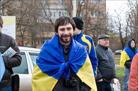 В Краматорске снова живая цепь поддержала единство Украины