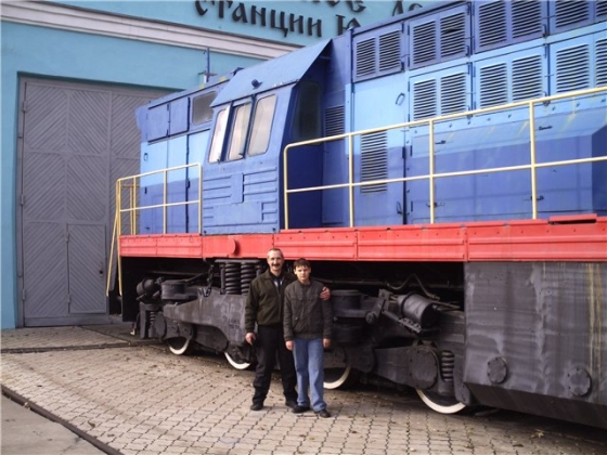 музей железнодорожного транспорта ЧМЭ5 изготавливала Чехословакия для СССР