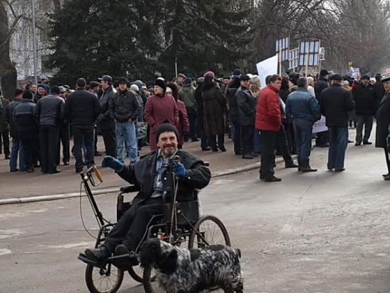 Пикет в Краматорске против повышения тарифов