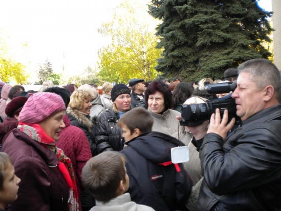 Митинг предпринимателей в Краматорске