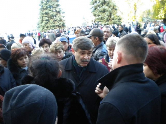 Митинг предпринимателей в Краматорске