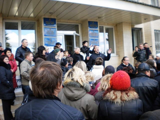 Митинг предпринимателей в Краматорске