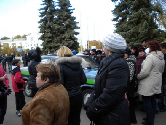 Митинг предпринимателей в Краматорске