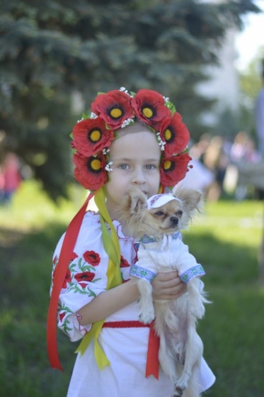 Сегодня в Краматорске прошел флеш-моб в честь Дня вишиванки