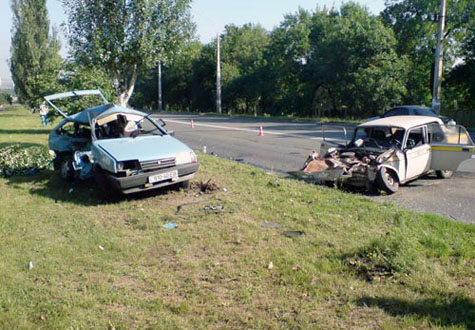 В Краматорске попали в ДТП работники почты Славянска