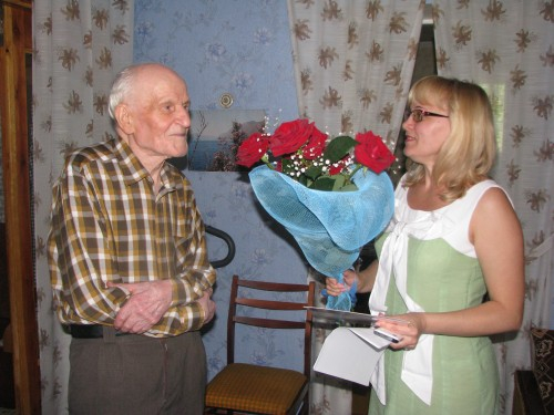 Краматорчанин Иван Павленко отметил 100-летний юбилей
