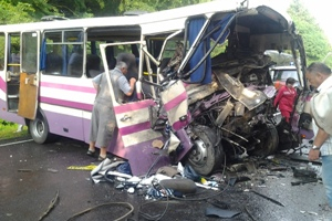 На Волыни столкнулись два автобуса: погибли 8 человек, 27 травмированы