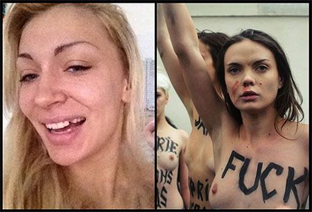 Femen избили в Париже 