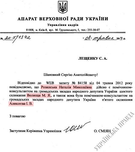 Матерящаяся телеведущая оказалась помощником депутата Тимошенко  