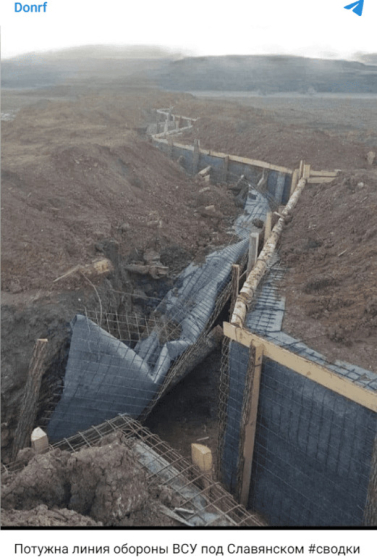 Фортифікаційні споруди, побудовані на Запорізькому напрямку, «опинилися» під Краматорськом