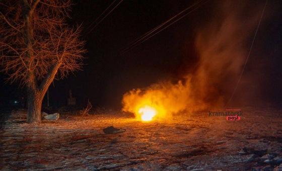 Вночі, 1 березня, Краматорськ зазнав ворожого обстрілу - приватний сектор