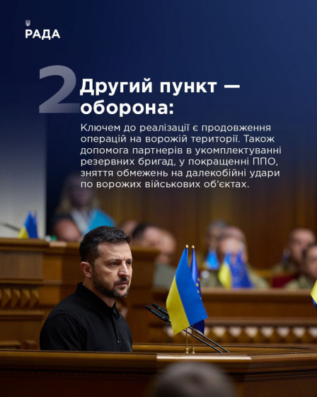 Президент Зеленський представив «План Перемоги» у Верховній Раді